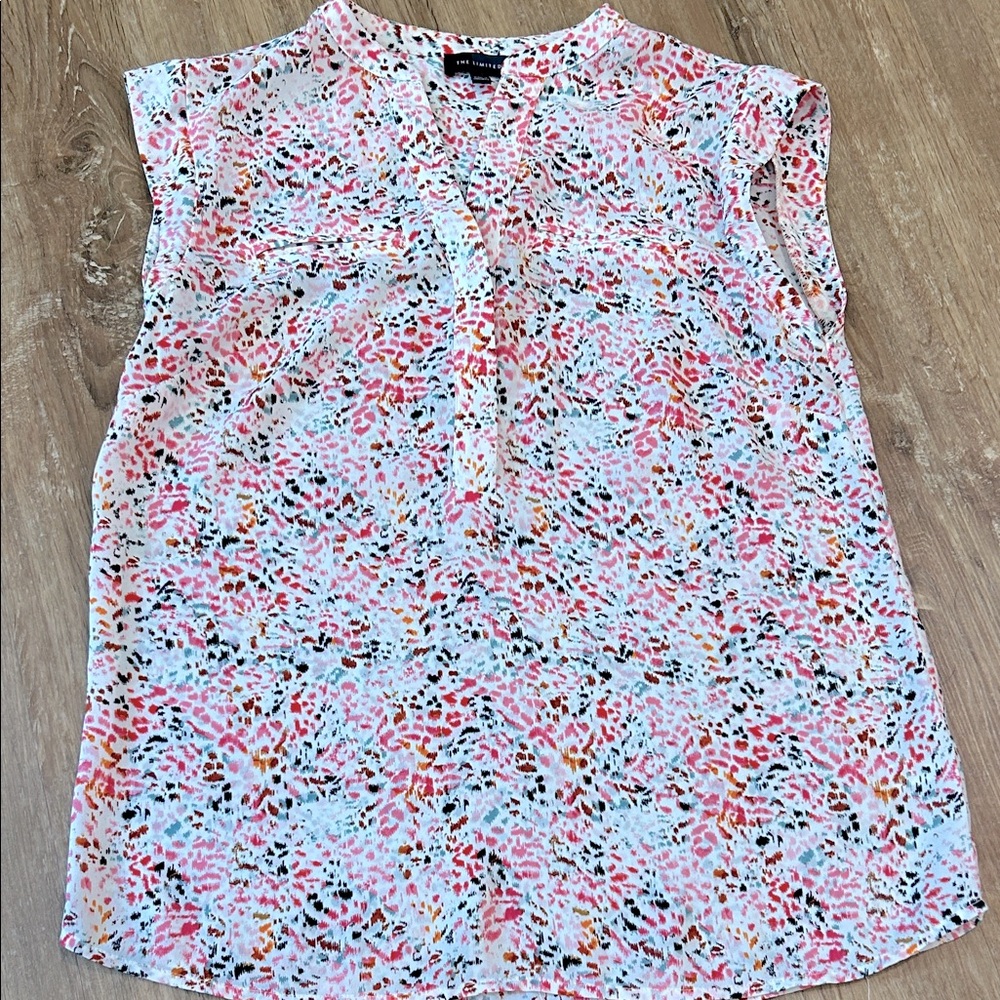 The Limited Pink Patterned Blouse